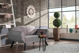 Atelier Del Sofa Genzo - Sofá cama de 2 plazas - Gris